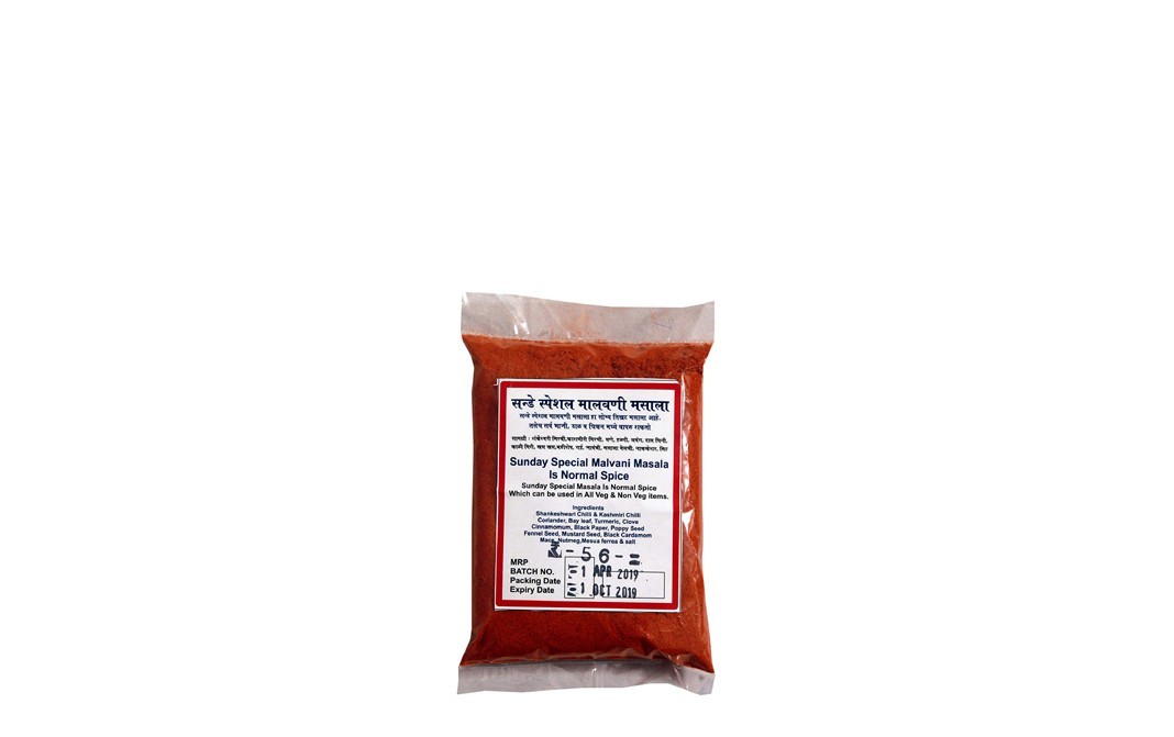 Shinde Sunday Special Malvani Masala    Tetra Pack  100 grams